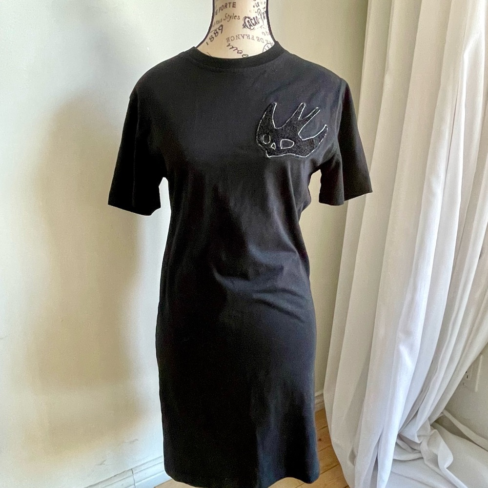 McQ by Alexander McQueen Black Midi Dress